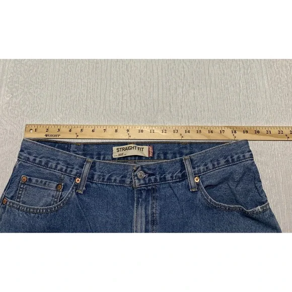 Levi's 505 Straight Fit Jeans Mens Size‎ 38x30 Blue Denim Classic - Picture 7 of 8